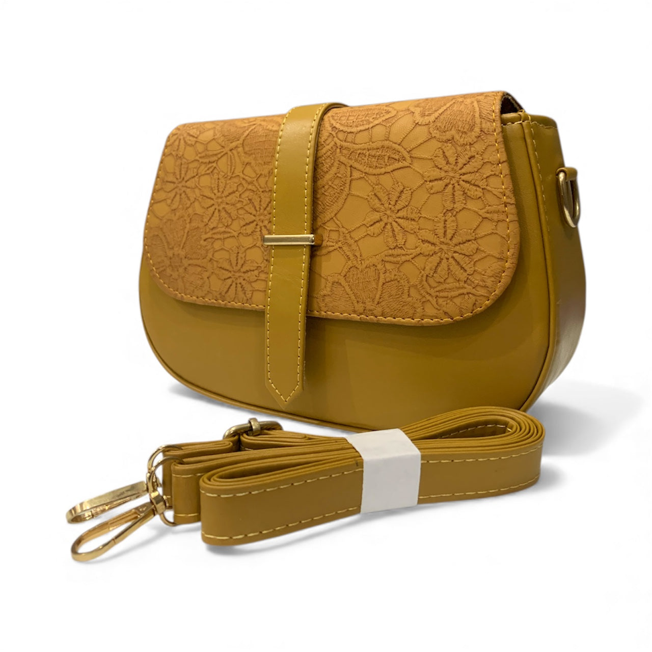 Elegant Lace Accent Crossbody