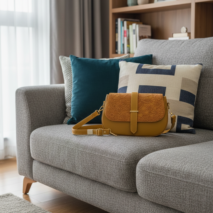 Elegant Lace Accent Crossbody