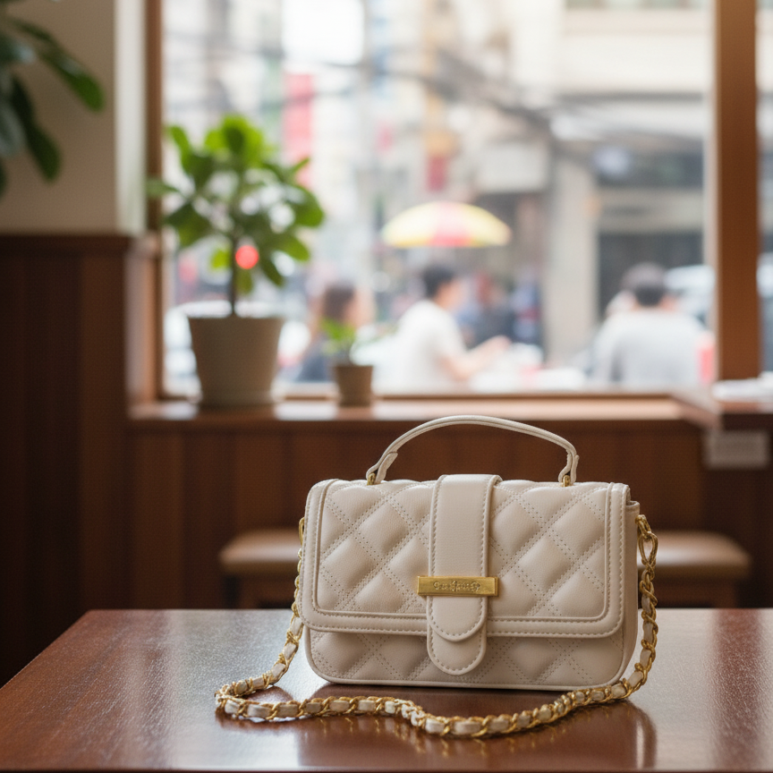 Signature Leather Crossbody Bag