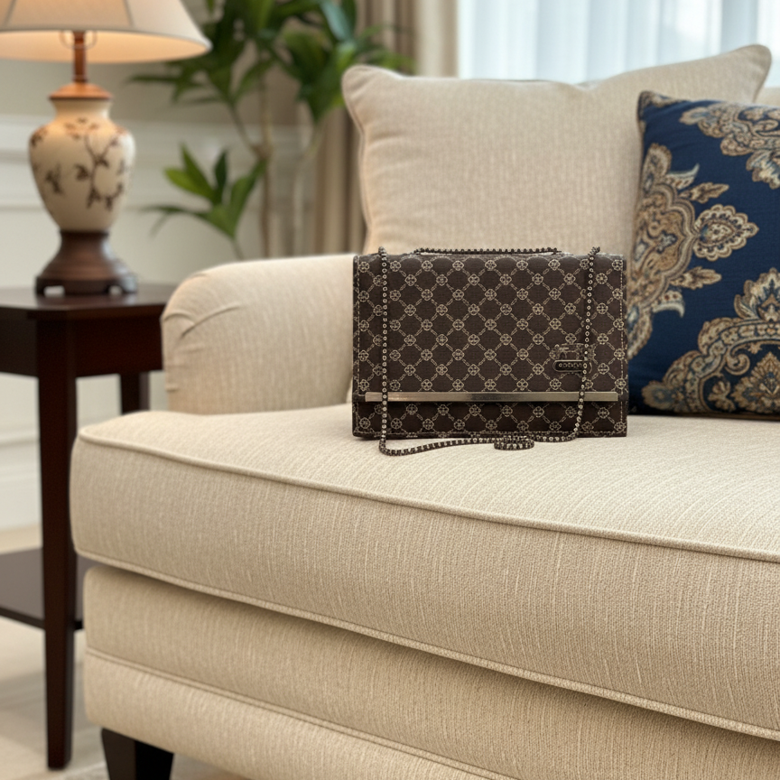 Premium Textured Coach Crossbody