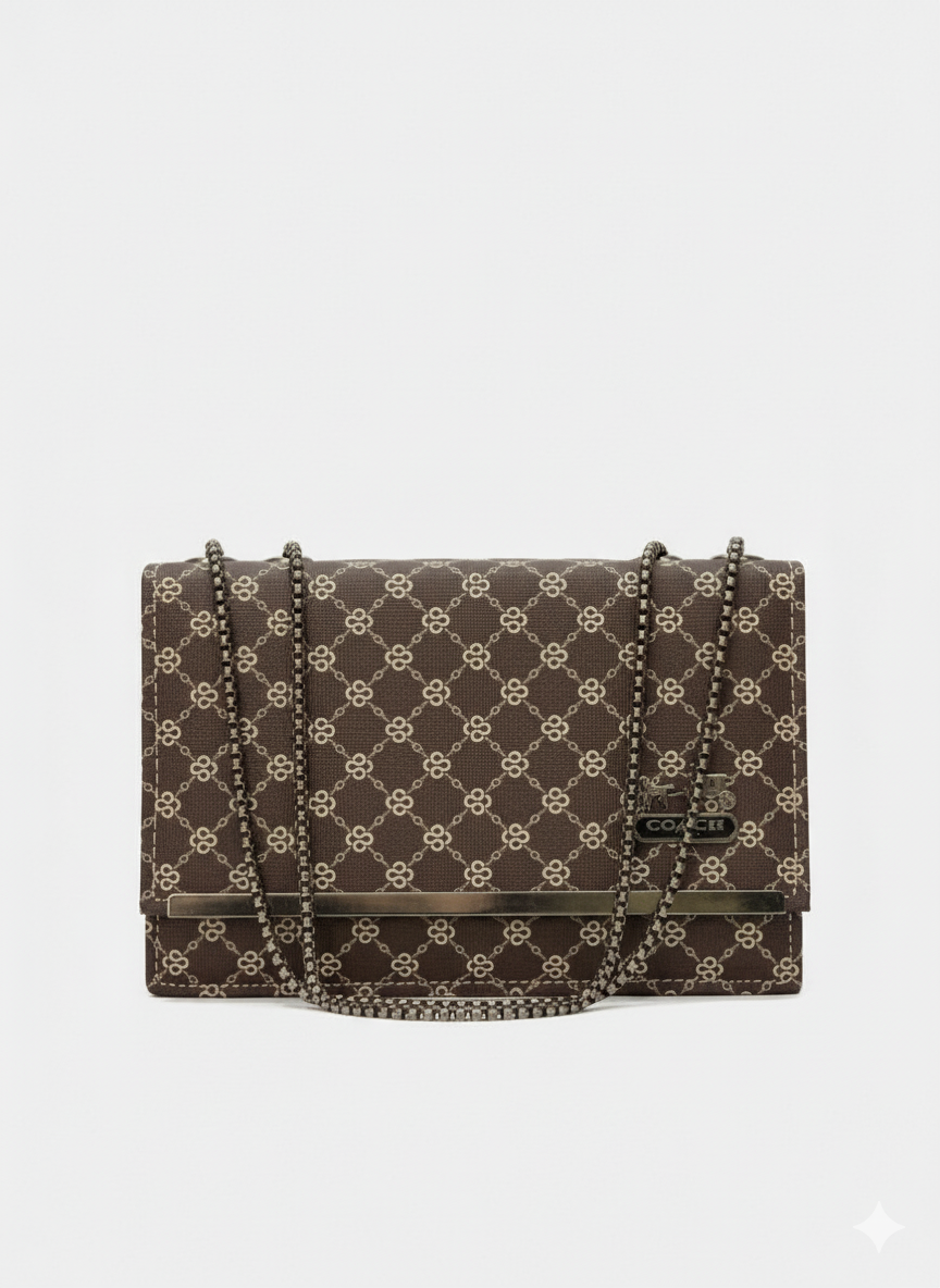 Premium Textured Coach Crossbody